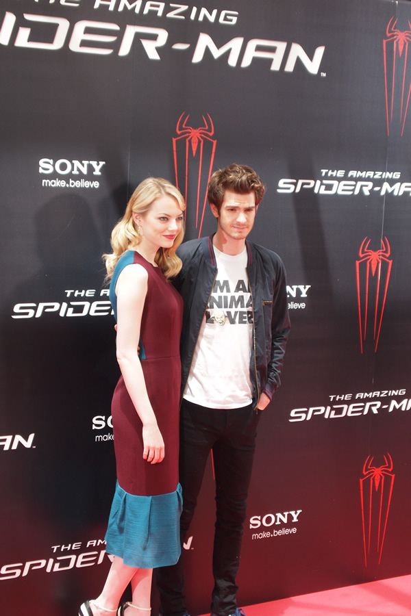 Rueda de prensa The Amazing Spiderman con Andrew Garfield y Emma Stone y el director Marc Webb
