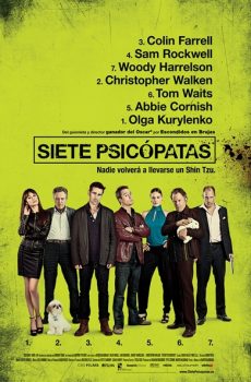 Póster Siete psicópatas (2012)