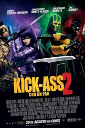 Póster Kick-Ass 2, con un par (2013)