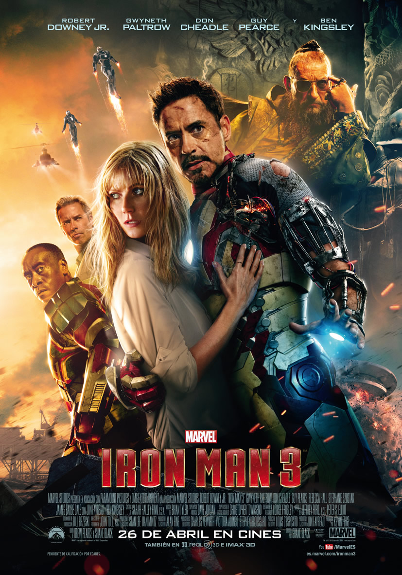 Iron Man 3, nuevo póster e imágenes antes del estreno