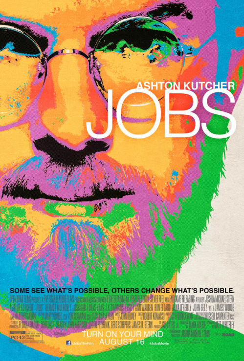 Primer póster oficial de Jobs con Ashton Kutcher 