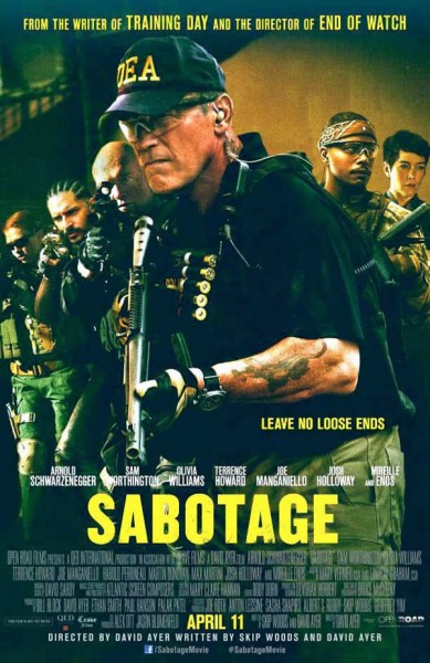 Póster de Sabotage (2014)