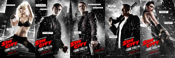 Mickey Rourke y Jessica Alba a todo color en los nuevos pósters de Sin City 2