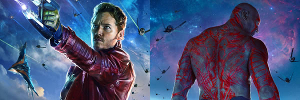 Star-Lord y Drax protagonizan los nuevos pósters de Guardianes de la Galaxia
