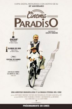 Póster Cinema Paradiso 25 Aniversario