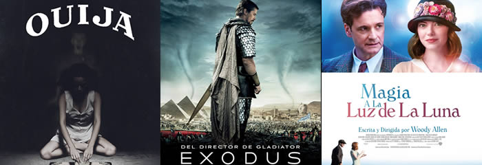 Estrenos de cine en España 5 de Diciembre – Exodus, Ouija