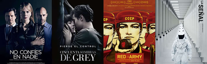 Estrenos de cine de la Semana – Cartelera 13 de Febrero – 50 Sombras de Grey
