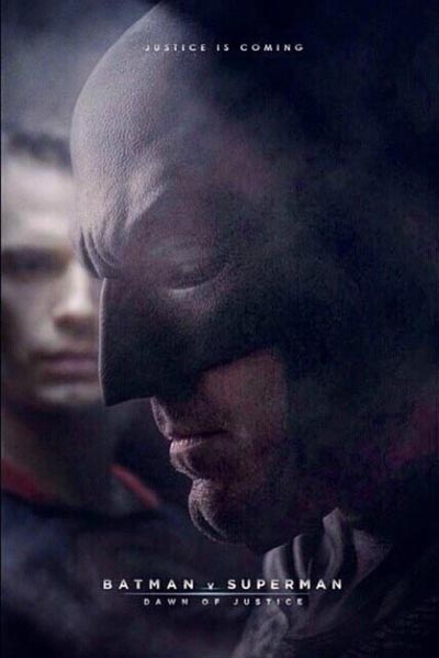 batman v superman poster