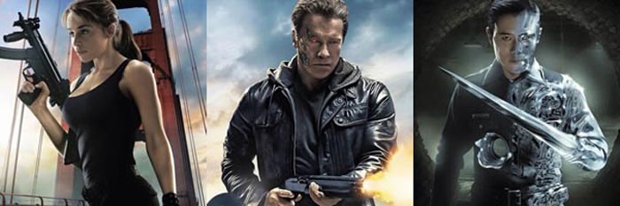Terminator Génesis: pósters con el T-800 , el T-1000 y el T-3000