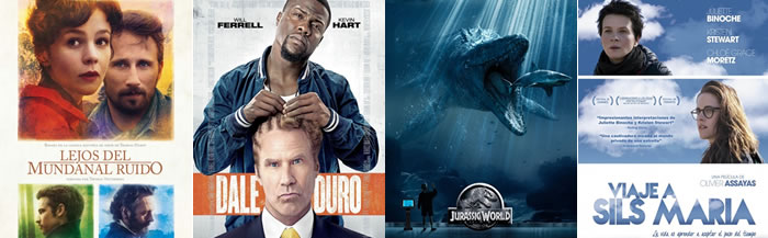 Jurassic World y todos los estrenos de la semana en cines