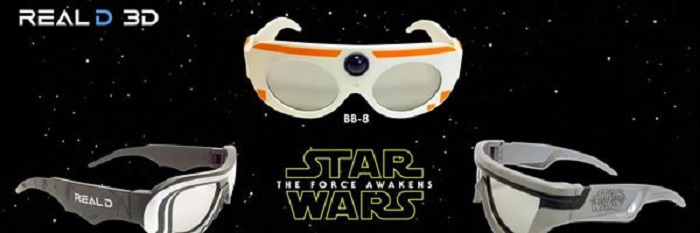 Star Wars el Despertar de la Fuerza: gafas limitadas para la versión en 3D