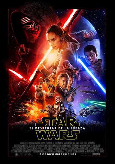 Star Wars: El despertar de la fuerza. poster final