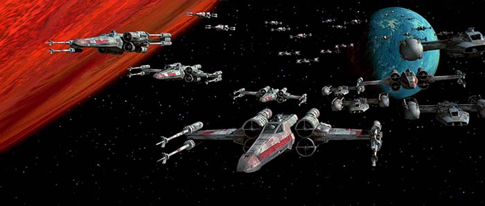 Batalla de Yavin, el año cero de la cronología Star Wars. 