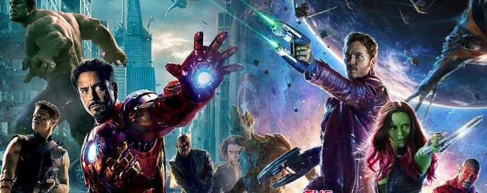 Los Vengadores 3 Infinity War: con Star-Lord, Draxx, Gamora y Rocket