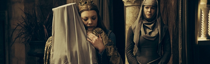 Lady Olenna se despide de su nieta Margaery.