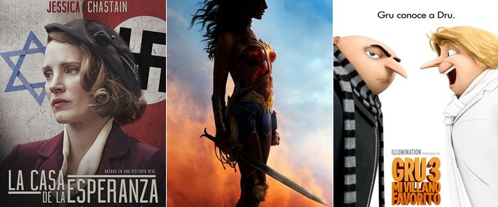 La casa de la esperanza, Wonder Woman o Gru 3, mi villano favorito - Estrenos destacados en la segunda quincena de Junio 2017