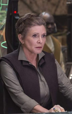 Carrie Fisher saldrá en Star Wars IX