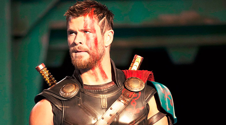 Chris Hemsworth como Thor gladiador