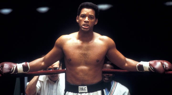 Smith tuvo que ganar 15 kg de músculo para dar vida a Muhammad Ali