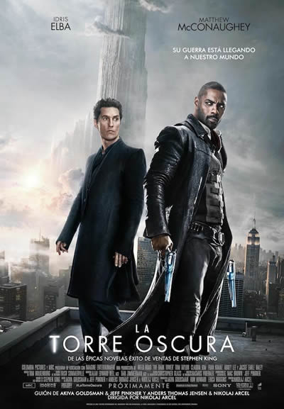 Estrenos de la semana del 18 de Agosto en cines de España: La Torre Oscura, Valerian...