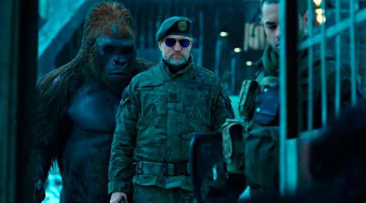 El coronel en 'La guerra del planeta de los simios'