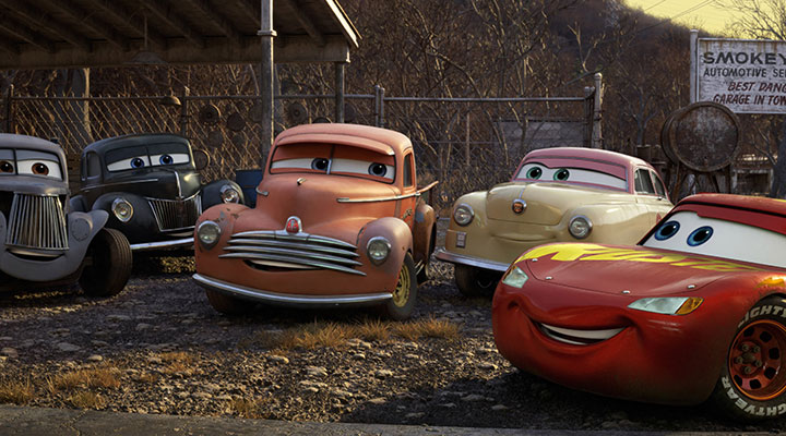 Smokey y Rayo McQueen en 'Cars 3'