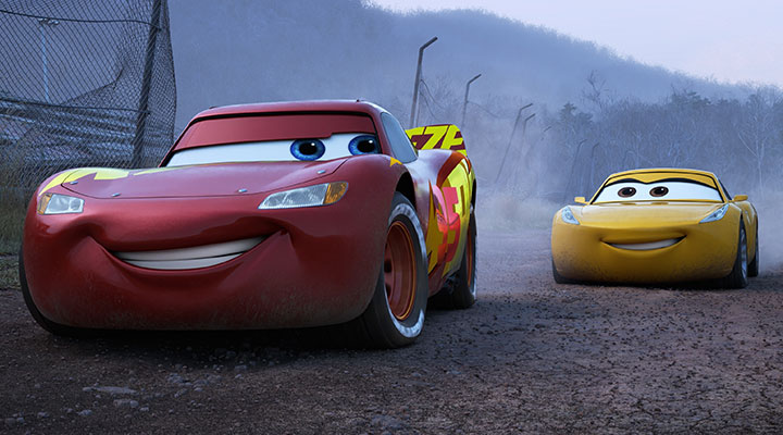 Rayo McQueen y Cruz Ramírez en 'Cars 3'