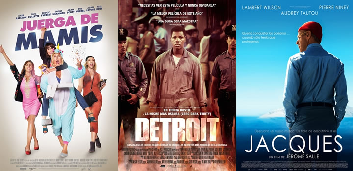 Estrenos de la semana en cines 15 de Septiembre - Detroit, Jacques...