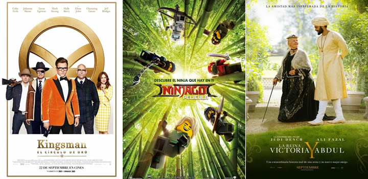 Kingsman 2, Ninjago y todos los estrenos de la semana del 22 de Septiembre