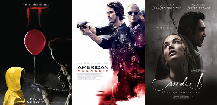 It, American Assassin y madre!, top 3 de la Taquilla USA del fin de semana