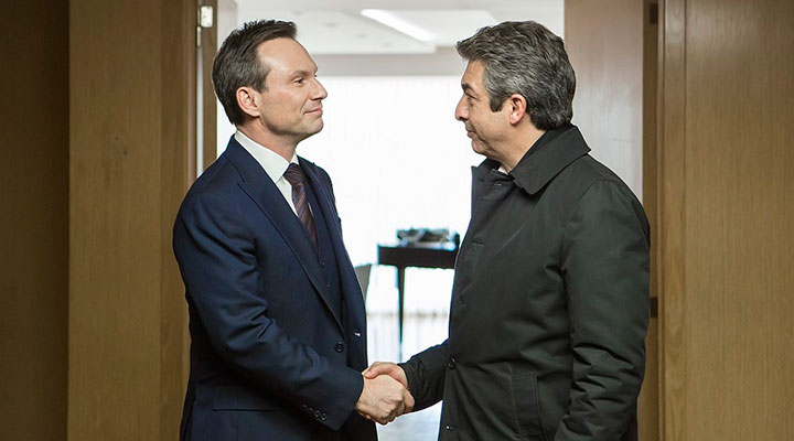 Christian Slater y Ricardo Darín en 'La cordillera'