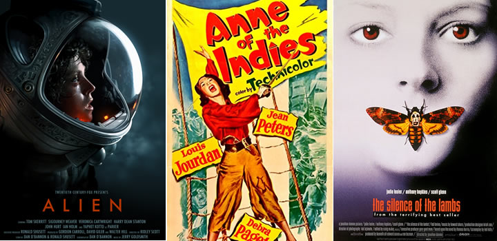 La teniente Ripley, la pirata Anne o  la agente del FBI Clarice Starling, grandes papeles femeninos del cine
