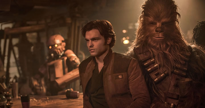 Han Solo: Una historia de Star Wars mantiene el nº1 de la taquilla USA pero es un fracaso