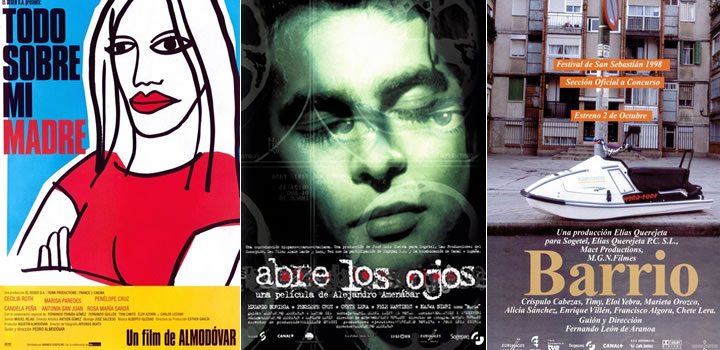 10 mejores películas españolas de los años 90
