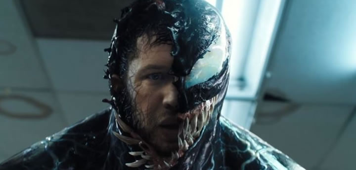 Venom sigue dando alegrías a Sony y Marvel en la taquilla USA