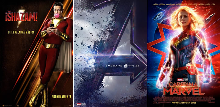 Películas de superhéroes en 2019 - Próximos estrenos de Marvel y DC