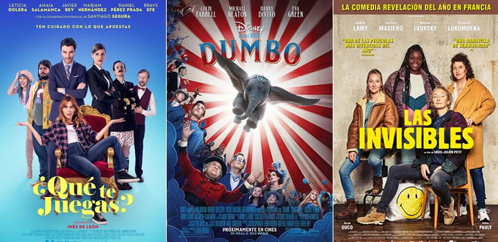 Estrenos de cine 29 de marzo de 2019 — Novedades de la semana en cines de España
