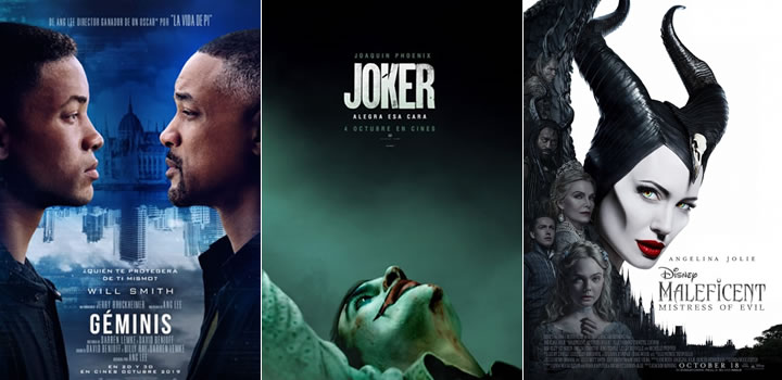 Y en octubre: Woody Allen, la esperada Joker, Will Smith, Maléfica 2…
