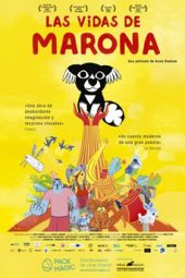Póster en Español de Las vidas de Marona (L'extraordinaire voyage de Marona)