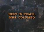 Colombo: Descanse en paz, señora Colombo