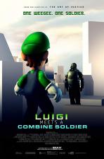 Luigi Meets a Combine Soldier