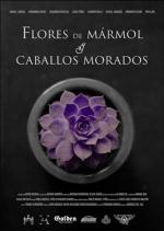 Flores de mármol y caballos morados